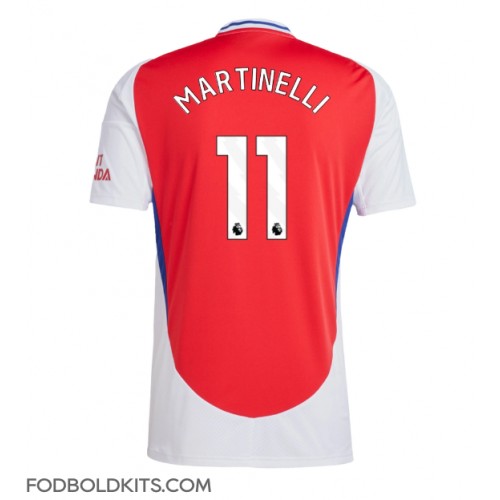 Arsenal Gabriel Martinelli #11 Hjemmebanetrøje 2024-25 Kortærmet